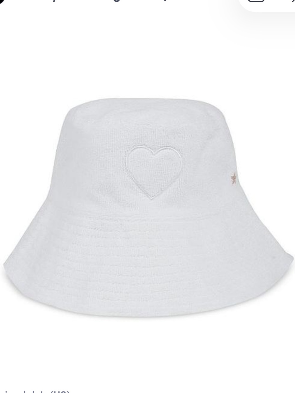 Jocelyn French terry reversible bucket hat